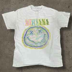 Women’s Size Medium White Nirvana T-Shirt
